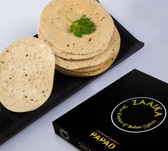 Zaaika Heeng Papad Premium Taste Indian Crispy Papad – 500 gm